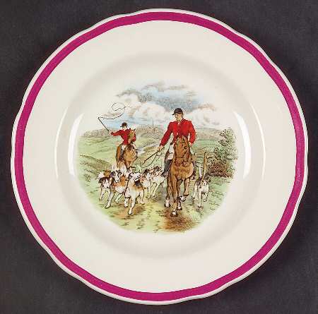 Herring Hunt The Hunt Red Small Bread & Butter Plate