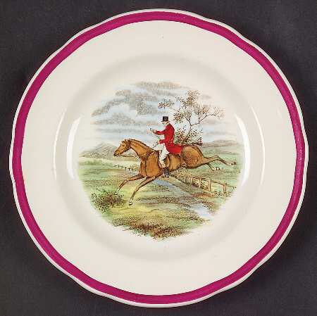 Herring Hunt The Hunt Red Small Bread & Butter Plate