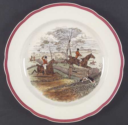 Herring Hunt The Hunt Red Dinner Plate
