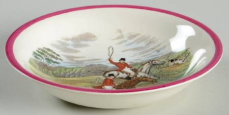 Herring Hunt The Hunt Red Coupe Cereal Bowl