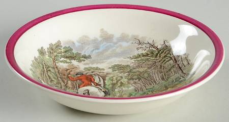 Herring Hunt The Hunt Red Coupe Cereal Bowl