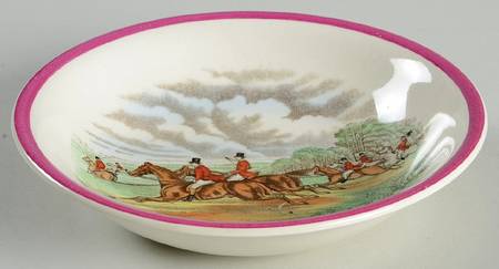 Herring Hunt The Hunt Red Coupe Cereal Bowl