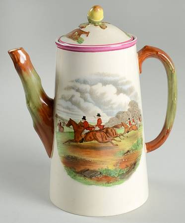 Herring Hunt The Hunt Red Coffee Pot & Lid