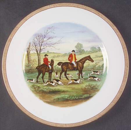 Herring Hunt Dinner Plate