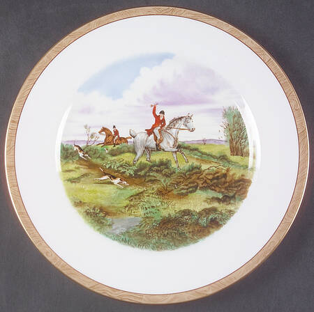 Herring Hunt Dinner Plate