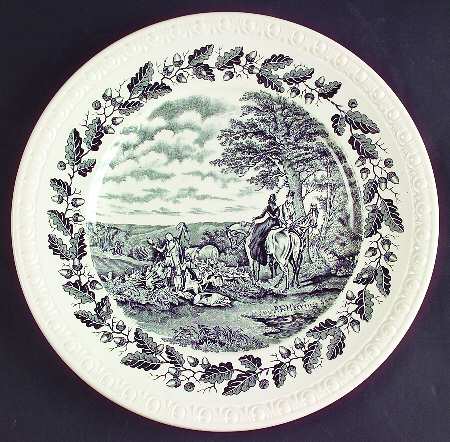 Herring Hunt Luncheon Plate