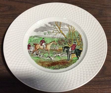 Herring Hunt (Mansard Shape) Salad Plate