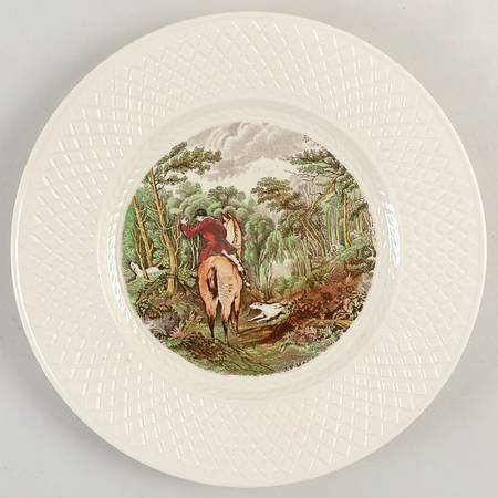Herring Hunt (Mansard Shape) Salad Plate