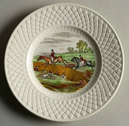 Herring Hunt (Mansard Shape) Bread & Butter Plate