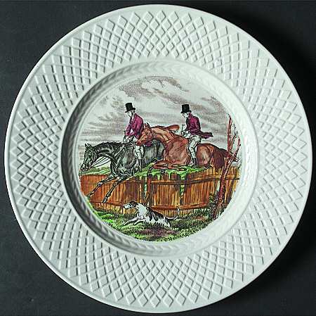 Herring Hunt (Mansard Shape) Salad Plate