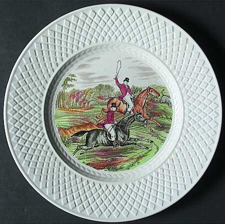 Herring Hunt (Mansard Shape) Salad Plate