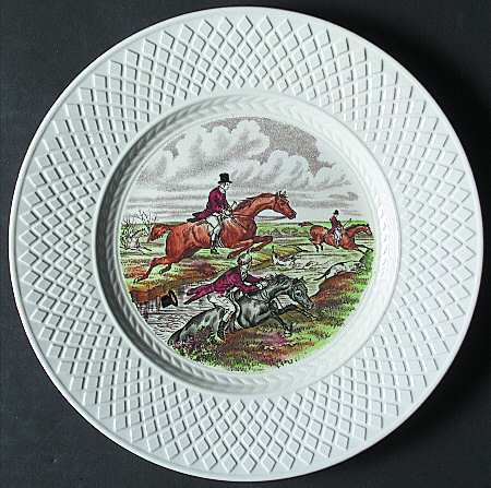 Herring Hunt (Mansard Shape) Salad Plate
