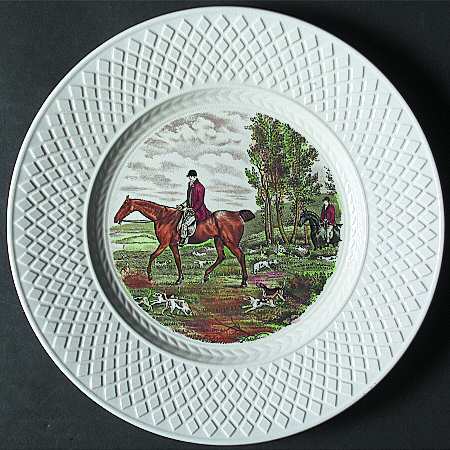 Herring Hunt (Mansard Shape) Salad Plate