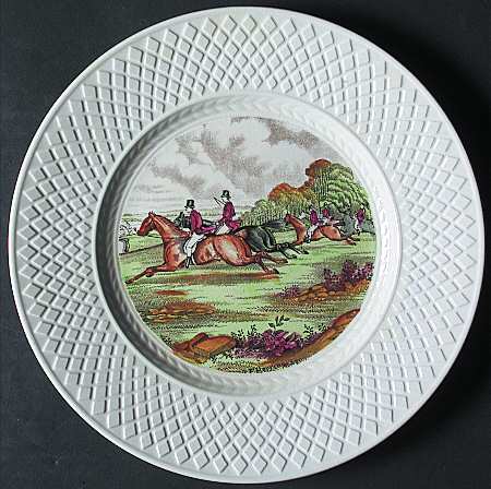 Herring Hunt (Mansard Shape) Salad Plate