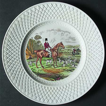 Herring Hunt (Mansard Shape) Salad Plate