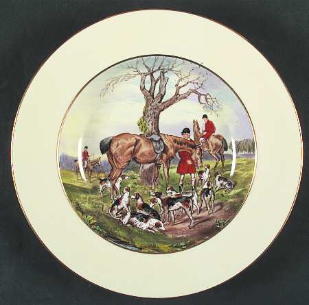 Herring Hunt Rim Soup Bowl