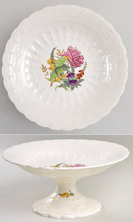 Heath & Rose (Jewel Shape) Round Compote (Height X Width)