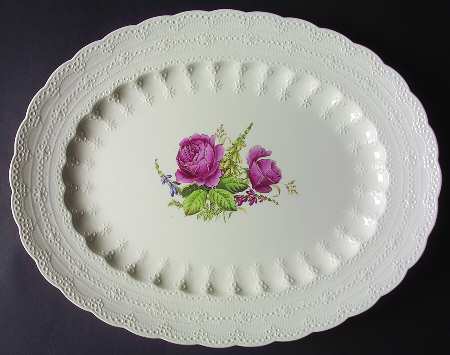 Heath & Rose (Jewel Shape) 17" Oval Serving Platter