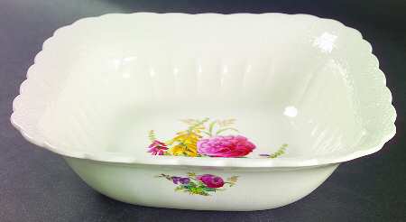 Heath & Rose (Jewel Shape) 9" Square Vegetable Bowl