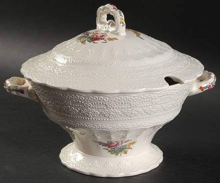Heath & Rose (Jewel Shape) Sauce Boat & Lid