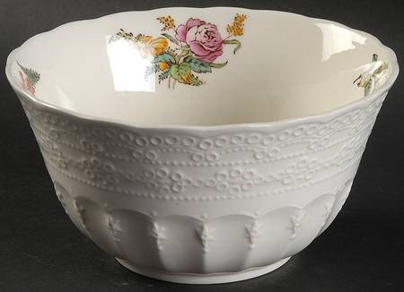 Heath & Rose (Jewel Shape) Cranberry Bowl
