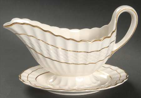 Imperial D'Or Gravy Boat with Attached Underplate