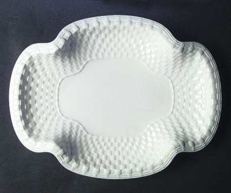 Imperial Fancies Oblong Basketweave Tray