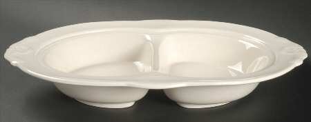 Imperial Fancies 12" Oval Divided Vegetable Bowl