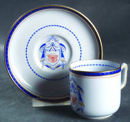 Independence Footed Demitasse Cup & Saucer Set