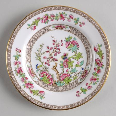 Indian Tree (Smooth, Gold Trim) Bread & Butter Plate