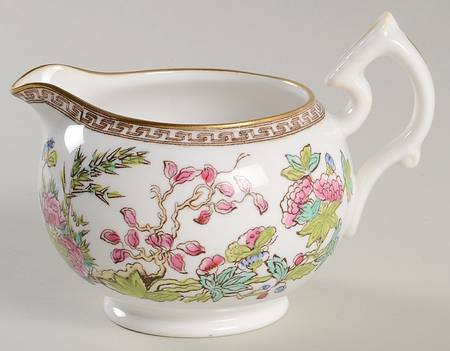 Indian Tree (Smooth, Gold Trim) Mini Creamer