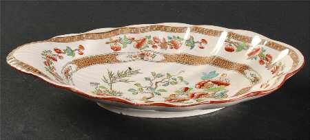 Indian Tree (Orange Rust, Green, Scallop, Red Trim) Relish