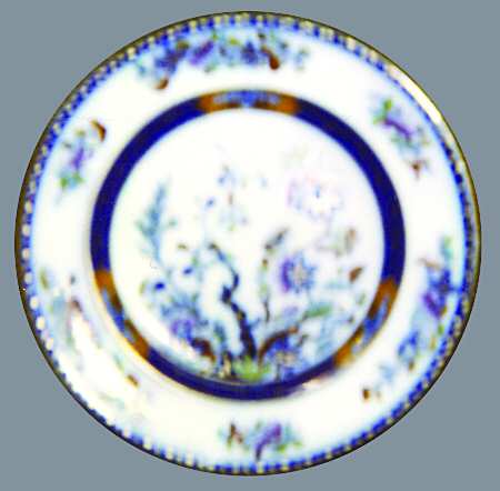 Indian Tree (Rust, Blue, Gold Trim) by Spode