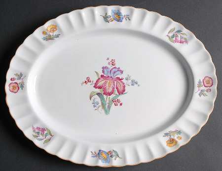 Iris 14" Oval Serving Platter