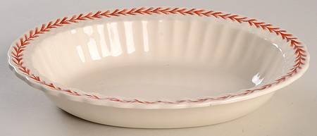 Ivanhoe Rust 8" Oval Vegetable Bowl