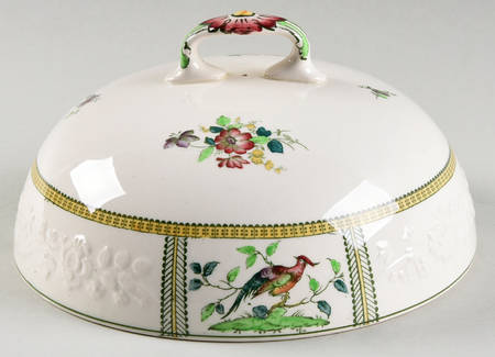 June (Green & Yellow, Embossed) Lid for Muffin Dish
