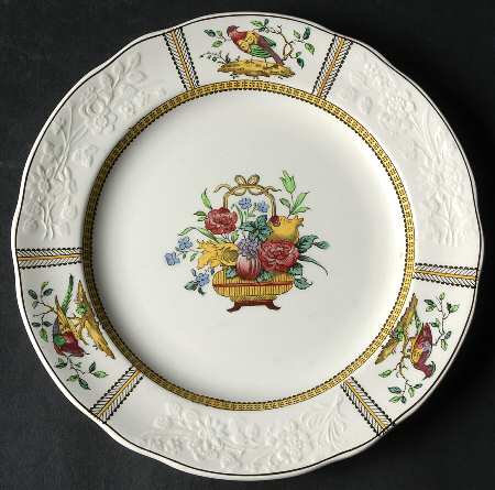 June (Basket Center) Salad Plate