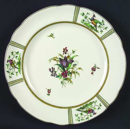 June (Green &amp; Yellow, Not Embossed) by Spode