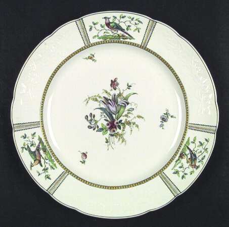 June (Green &amp; Yellow, Embossed) by Spode