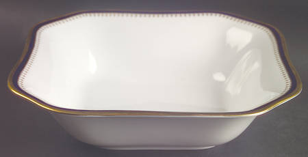 Knightsbridge Cobalt Blue 9" Square Vegetable Bowl