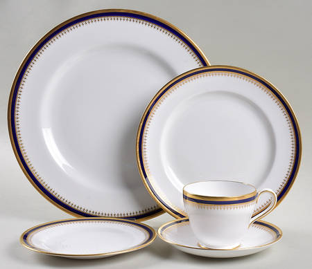 Knightsbridge Cobalt Blue 5 Piece Place Setting
