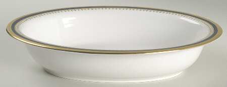 Knightsbridge Cobalt Blue 9" Oval Vegetable Bowl