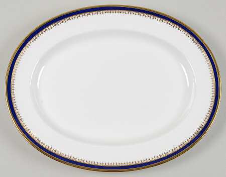 Knightsbridge Cobalt Blue 13" Oval Serving Platter
