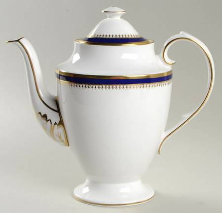 Knightsbridge Cobalt Blue Coffee Pot & Lid