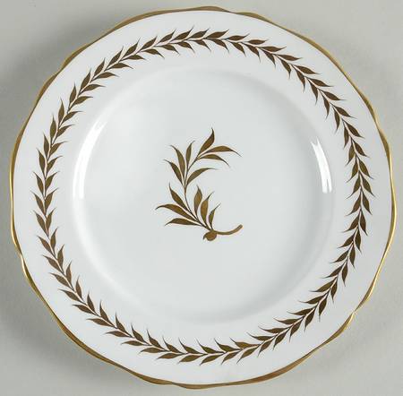 Laurel Gold Salad Plate