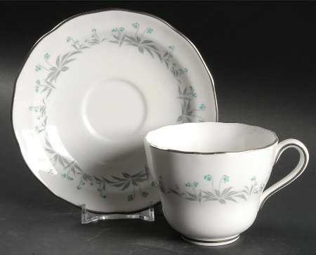Loralie Footed Cup & Saucer Set