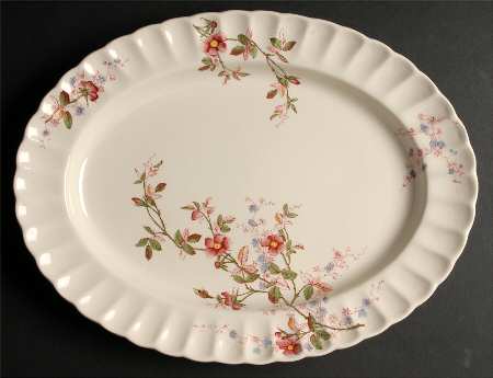 Lorraine 15" Oval Serving Platter
