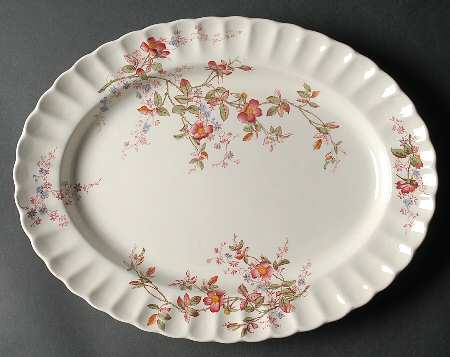 Lorraine 14" Oval Serving Platter
