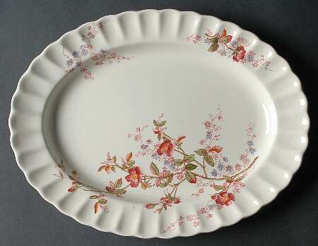 Lorraine 13" Oval Serving Platter