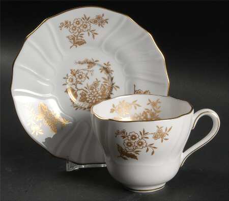 Louvain Footed Cup & Saucer Set